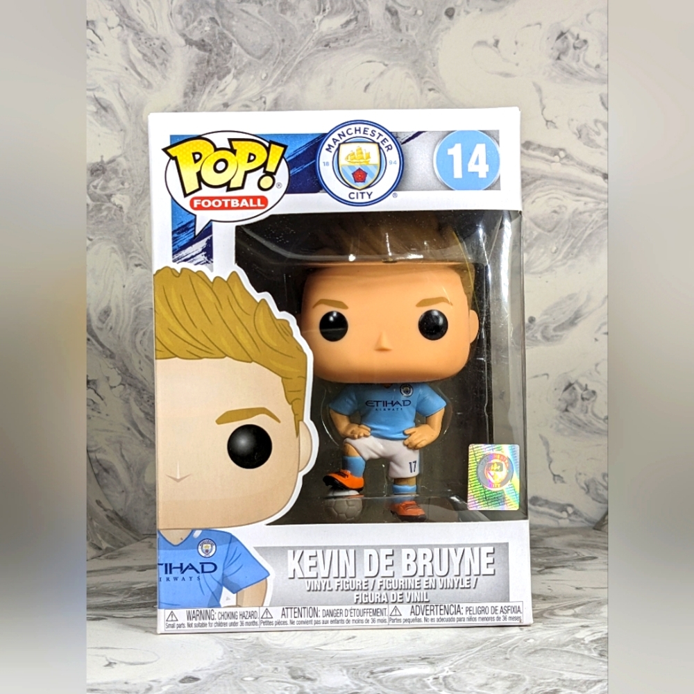 Funko Pop Football Soccer Manchester United 14 Kevin De Bruyne MIB